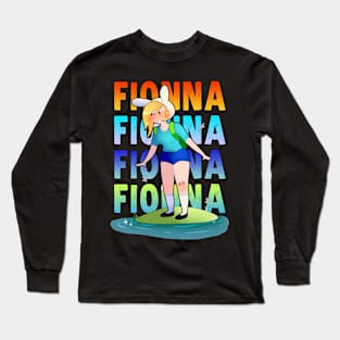 Cute And Beautiful Adventure Time Fionna Long Sleeve T-Shirt